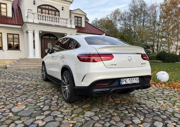 Mercedes-Benz GLE cena 215250 przebieg: 224530, rok produkcji 2017 z Golina małe 254